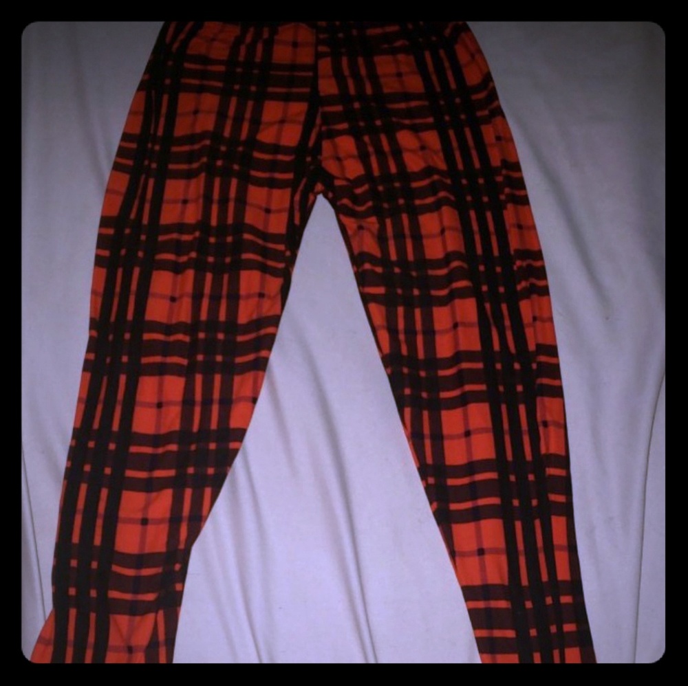 Checkered Plaid Leggings